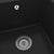 Kitchen Sink with Overflow Hole Black Granite