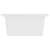Kitchen Sink with Overflow Hole White Granite