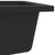 Kitchen Sink with Overflow Hole Black Granite