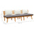 Garden Day Bed 200x65 cm Solid Wood Acacia