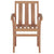 Stackable Garden Chairs 8 pcs Solid Teak Wood