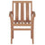 Stackable Garden Chairs with Cushions 8 pcs Solid Teak Wood