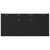 Sideboard Black 160x36x75 cm Engineered Wood