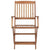 Folding Outdoor Chairs 6 pcs Solid Acacia Wood