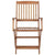 Folding Garden Chairs 6 pcs with Cushions Solid Acacia Wood