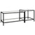 Tea Tables 2 pcs Tempered Glass Transparent