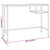 Computer Desk White Marble 100x36x74 cm Tempered Glass