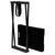 Folding Table Black 48x34x61 cm MDF