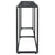 Console Table Black Marble 140x35x75.5cm Tempered Glass