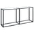 Console Table Transparent 160x35x75.5cm Tempered Glass
