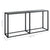 Console Table Black 160x35x75.5cm Tempered Glass
