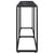 Console Table Black Marble 160x35x75.5cm Tempered Glass