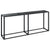 Console Table Black 180x35x75.5cm Tempered Glass