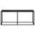 Console Table Black 180x35x75.5cm Tempered Glass