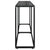 Console Table Black 180x35x75.5cm Tempered Glass