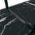 Console Table Black 160x35x75.5 cm Tempered Glass