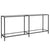 Console Table Transparent 180x35x75.5 cm Tempered Glass