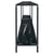 Console Table Black 180x35x75.5 cm Tempered Glass