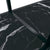 Console Table Black 180x35x75.5 cm Tempered Glass