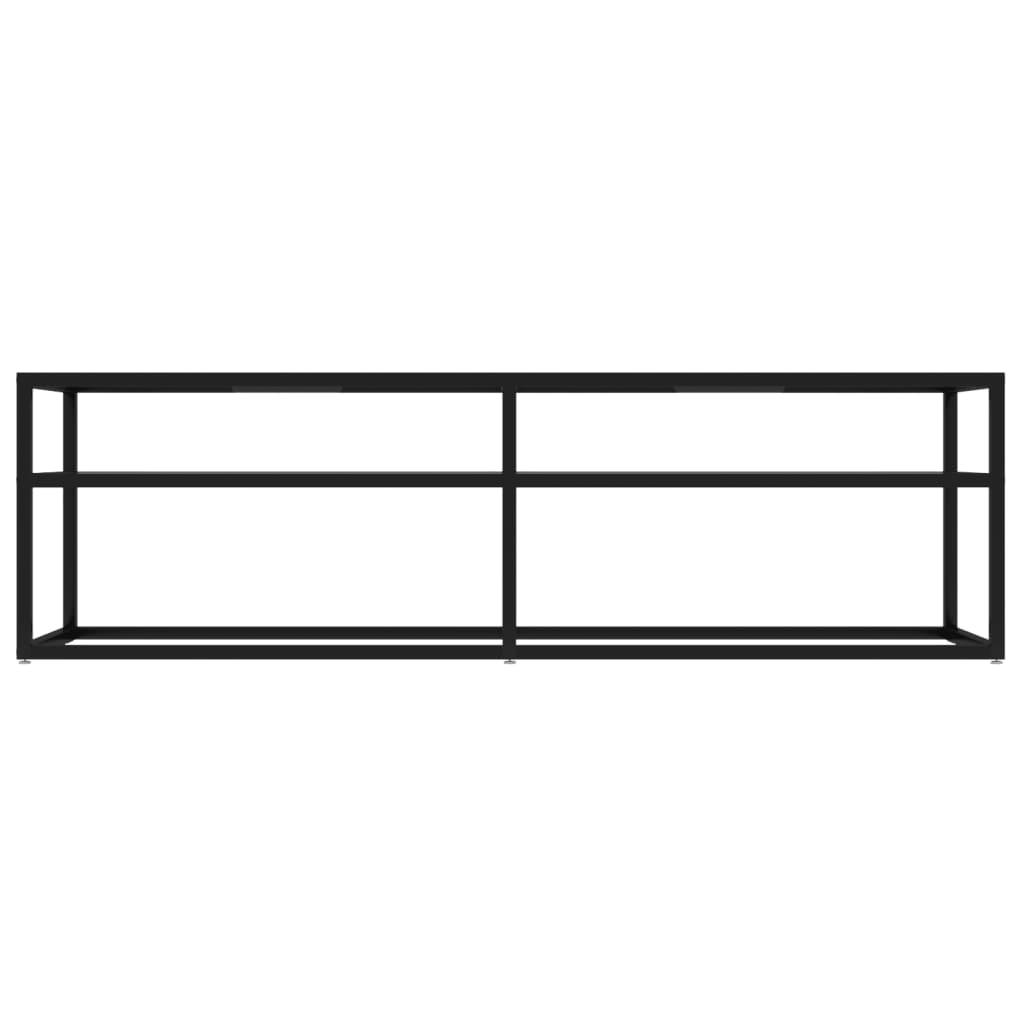 TV Cabinet Transparent 140x40x40.5 cm Tempered Glass