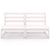 Garden 2-Seater Sofa White Solid Wood Pine