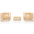 5 Piece Garden Lounge Set Solid Pinewood