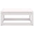 4 Piece Garden Lounge Set White Solid Pinewood