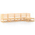 5 Piece Garden Lounge Set Solid Pinewood