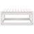 7 Piece Garden Lounge Set White Solid Pinewood