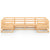 6 Piece Garden Lounge Set Solid Pinewood