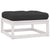 3 Piece Garden Lounge Set with Cushions Solid Pinewood