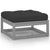 4 Piece Garden Lounge Set with Cushions Solid Pinewood