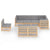8 Piece Garden Lounge Set with Cushions Solid Pinewood
