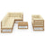 8 Piece Garden Lounge Set with Cushions Solid Pinewood