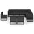 9 Piece Garden Lounge Set with Cushions Black Solid Pinewood