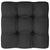 10 Piece Garden Lounge Set with Cushions Black Solid Pinewood