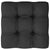 10 Piece Garden Lounge Set with Cushions Black Solid Pinewood