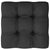 10 Piece Garden Lounge Set with Cushions Black Solid Pinewood