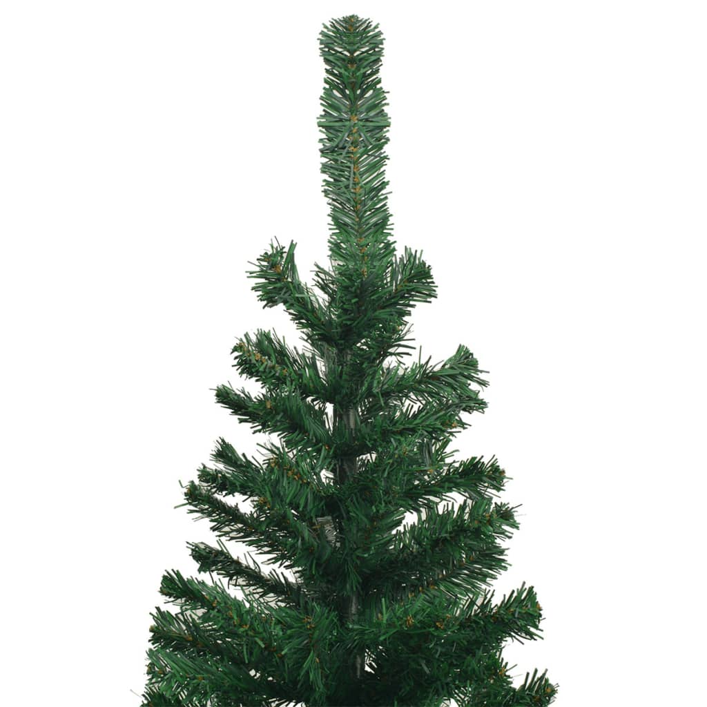 Artificial Pre-lit Christmas Tree with Ball Set L 240 cm Green