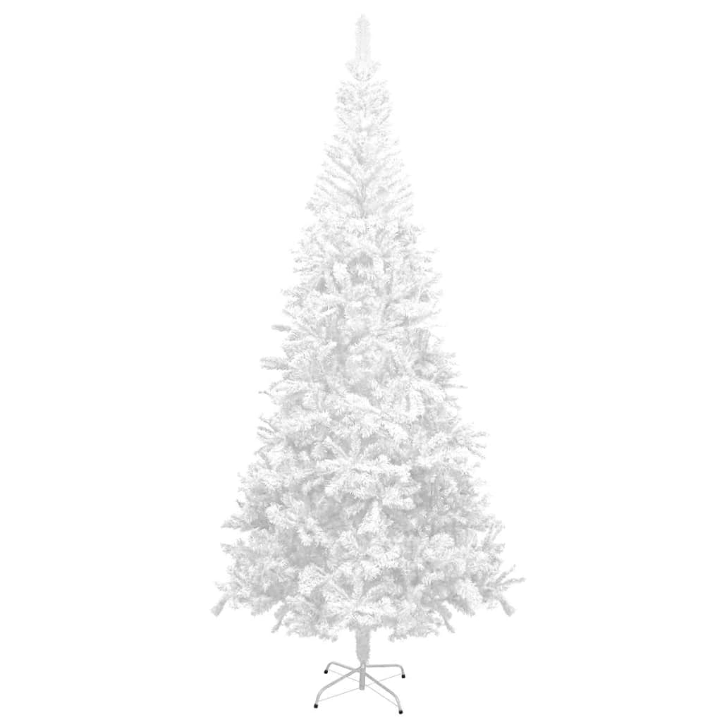 Artificial Pre-lit Christmas Tree with Ball Set L 240 cm White