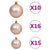Artificial Christmas Tree LEDs&Ball Set&Flocked Snow Green 300 cm