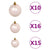 Artificial Christmas Tree LEDs&Ball Set&Flocked Snow Green 300 cm