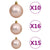 Christmas Garland with LEDs&Ball Set Green 20 m PVC