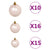 Christmas Garland with LEDs&Ball Set Green 20 m PVC