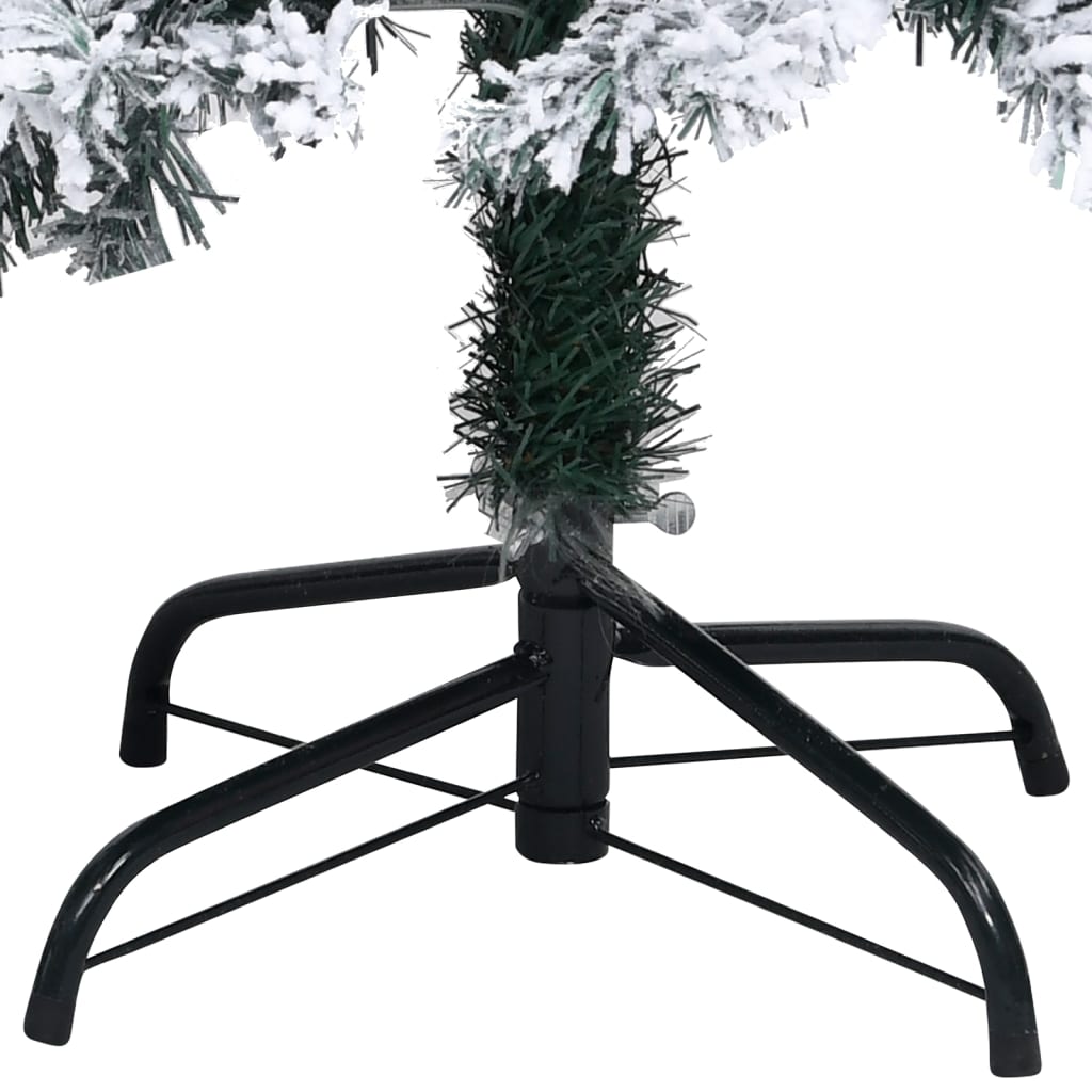 Artificial Pre-lit Christmas Tree with Ball Set Green 240 cm PVC