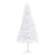 Corner Artificial Christmas Tree LEDs&Ball Set White 240 cm PVC