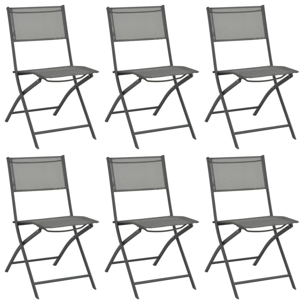 7 Piece Outdoor Dining Set Steel