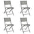 5 Piece Outdoor Dining Set Steel