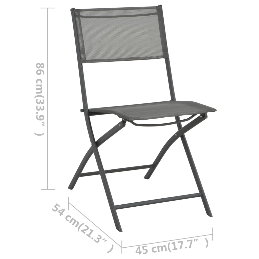 5 Piece Outdoor Dining Set Steel