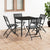 5 Piece Outdoor Dining Set Steel